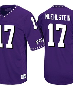 TCU Horned Frogs Purple Grayson Muehlstein Player Football Jersey