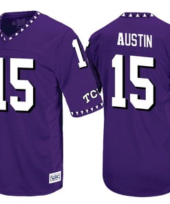 TCU Horned Frogs Purple Jaelan Austin Player Football Jersey