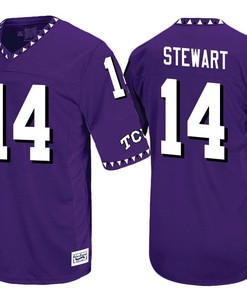 TCU Horned Frogs Purple Jarrison Stewart Player Football Jersey