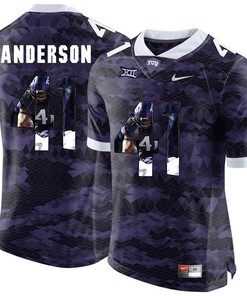 TCU Horned Frogs Purple Jonathan Anderson College Football Jersey