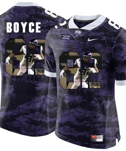 TCU Horned Frogs Purple Josh Boyce College Football Jersey
