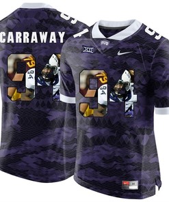 TCU Horned Frogs Purple Josh Carraway College Football Jersey