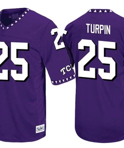 TCU Horned Frogs Purple KaVontae Turpin Player Football Jersey