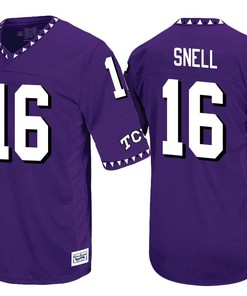 TCU Horned Frogs Purple Kenedy Snell Player Football Jersey