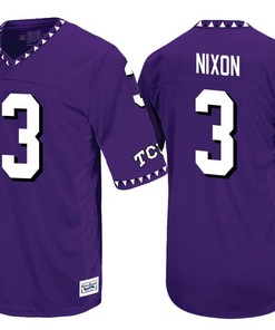 TCU Horned Frogs Purple Shaun Nixon Player Football Jersey