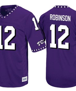 TCU Horned Frogs Purple Shawn Robinson Player Football Jersey
