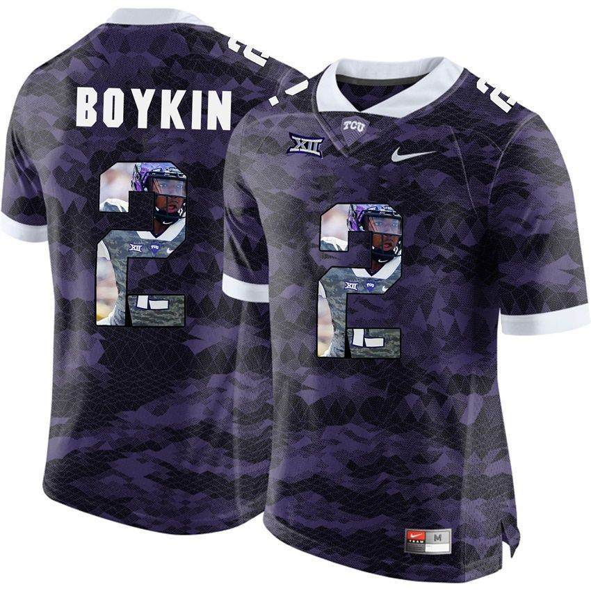 TCU Horned Frogs Purple Trevone Boykin College Football Jersey