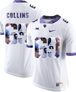 TCU Horned Frogs White Aviante Collins College Football Jersey