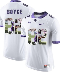 TCU Horned Frogs White Josh Boyce College Football Jersey