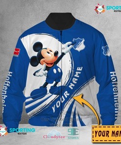 TSG 1899 Hoffenheim Custom Name Mickey Mouse Bomber Jacket