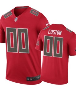 Tampa Bay Buccaneers #00 Custom Nike Color Rush Red Jersey