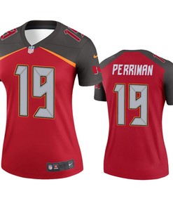Tampa Bay Buccaneers #19 Breshad Perriman Red Legend Jersey - Womens