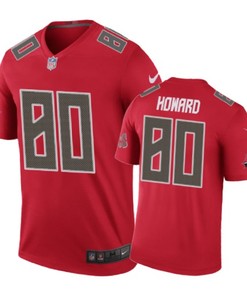 Tampa Bay Buccaneers #80 O.j. Howard Nike Color Rush Red Jersey