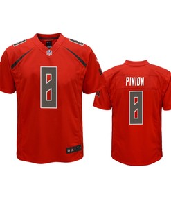 Tampa Bay Buccaneers Bradley Pinion Red Color Rush Game Jersey