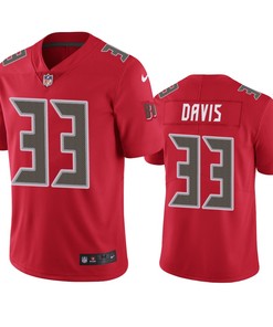 Tampa Bay Buccaneers Carlton Davis Red Nike Color Rush Limited Jersey