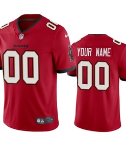 Tampa Bay Buccaneers Custom Red 2020 Vapor Limited Jersey - Mens