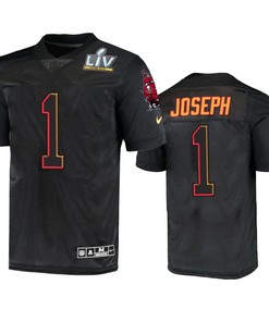 Tampa Bay Buccaneers Greg Joseph Super Bowl Lv Black Jersey