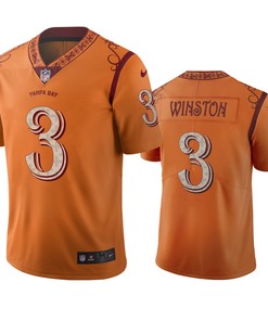Tampa Bay Buccaneers Jameis Winston Orange City Edition Vapor Limited Jersey