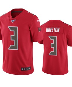 Tampa Bay Buccaneers Jameis Winston Red 100th Season Vapor Limited Jersey