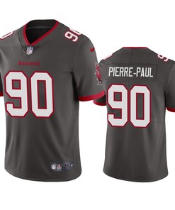 Tampa Bay Buccaneers Jason Pierre-paul Pewter 2020 Vapor Limited Jersey - Mens