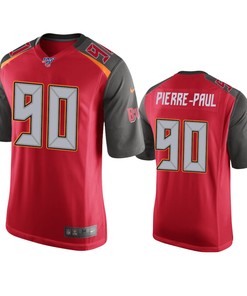 Tampa Bay Buccaneers Jason Pierre-paul Red 100th Season Game Jersey