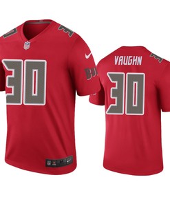 Tampa Bay Buccaneers Keshawn Vaughn Red Color Rush Legend Jersey