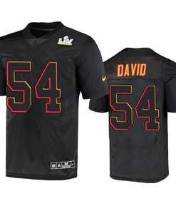 Tampa Bay Buccaneers Lavonte David Super Bowl Lv Black Limited Jersey