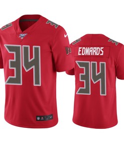 Tampa Bay Buccaneers Mike Edwards Red 100th Season Vapor Limited Jersey