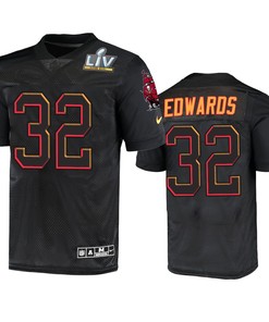Tampa Bay Buccaneers Mike Edwards Super Bowl Lv Black Jersey