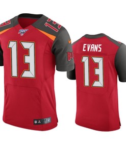Tampa Bay Buccaneers Mike Evans Red 100th Season Vapor Elite Jersey