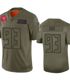 Tampa Bay Buccaneers Ndamukong Suh Camo 2019 Salute To Service Limited Jersey