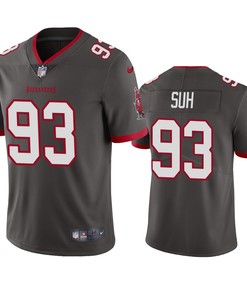 Tampa Bay Buccaneers Ndamukong Suh Pewter 2020 Vapor Limited Jersey - Mens