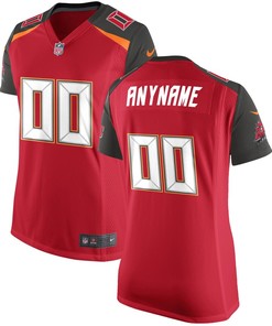 Tampa Bay Buccaneers Nike Womens Custom Game Jersey - Red