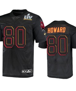 Tampa Bay Buccaneers O.j. Howard Super Bowl Lv Black Jersey