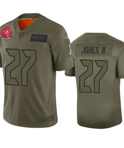 Tampa Bay Buccaneers Ronald Jones Ii Camo 2019 Salute To Service Limited Jersey