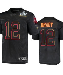 Tampa Bay Buccaneers Tom Brady Super Bowl Lv Black Jersey