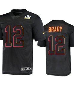 Tampa Bay Buccaneers Tom Brady Super Bowl Lv Black Limited Jersey