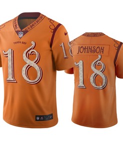 Tampa Bay Buccaneers Tyler Johnson Orange City Edition Vapor Limited Jersey