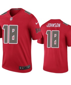 Tampa Bay Buccaneers Tyler Johnson Red Color Rush Legend Jersey
