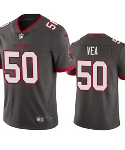 Tampa Bay Buccaneers Vita Vea Pewter 2020 Vapor Limited Jersey - Mens