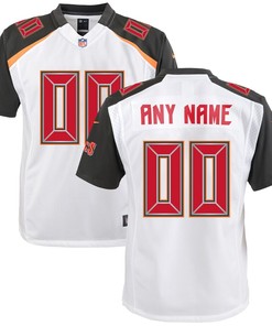 Tampa Bay Buccaneers Youth Custom Game Jersey - White
