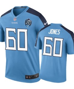 Tennessee Titans #60 Ben Jones Nike Color Rush Light Blue Jersey
