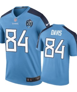 Tennessee Titans #84 Corey Davis Nike Color Rush Light Blue Jersey