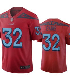 Tennessee Titans Darrynton Evans Red City Edition Vapor Limited Jersey