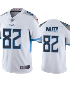 Tennessee Titans Delanie Walker White 100th Season Vapor Limited Jersey