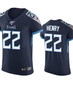 Tennessee Titans Derrick Henry Navy 100th Season Vapor Elite Jersey