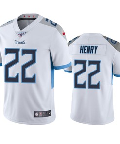 Tennessee Titans Derrick Henry White 100th Season Vapor Limited Jersey