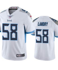 Tennessee Titans Harold Landry White 100th Season Vapor Limited Jersey