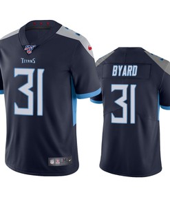 Tennessee Titans Kevin Byard Navy 100th Season Vapor Limited Jersey