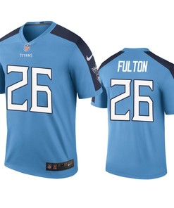 Tennessee Titans Kristian Fulton Light Blue Color Rush Legend Jersey